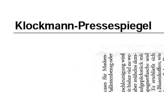 klockmannPressespiegel